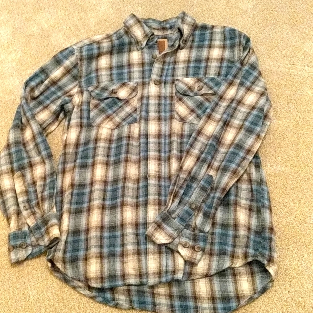 Mens plaid flannel shirt